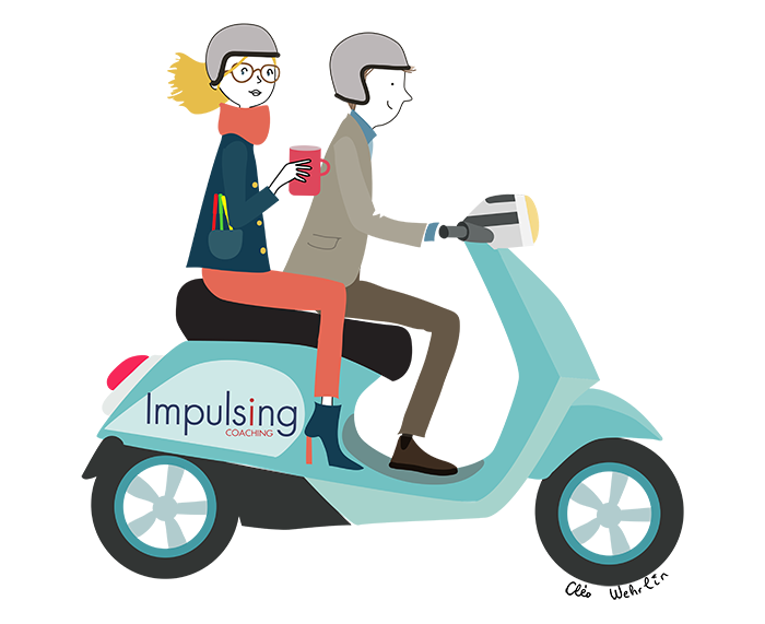 Illustration Veronique Bion scooter